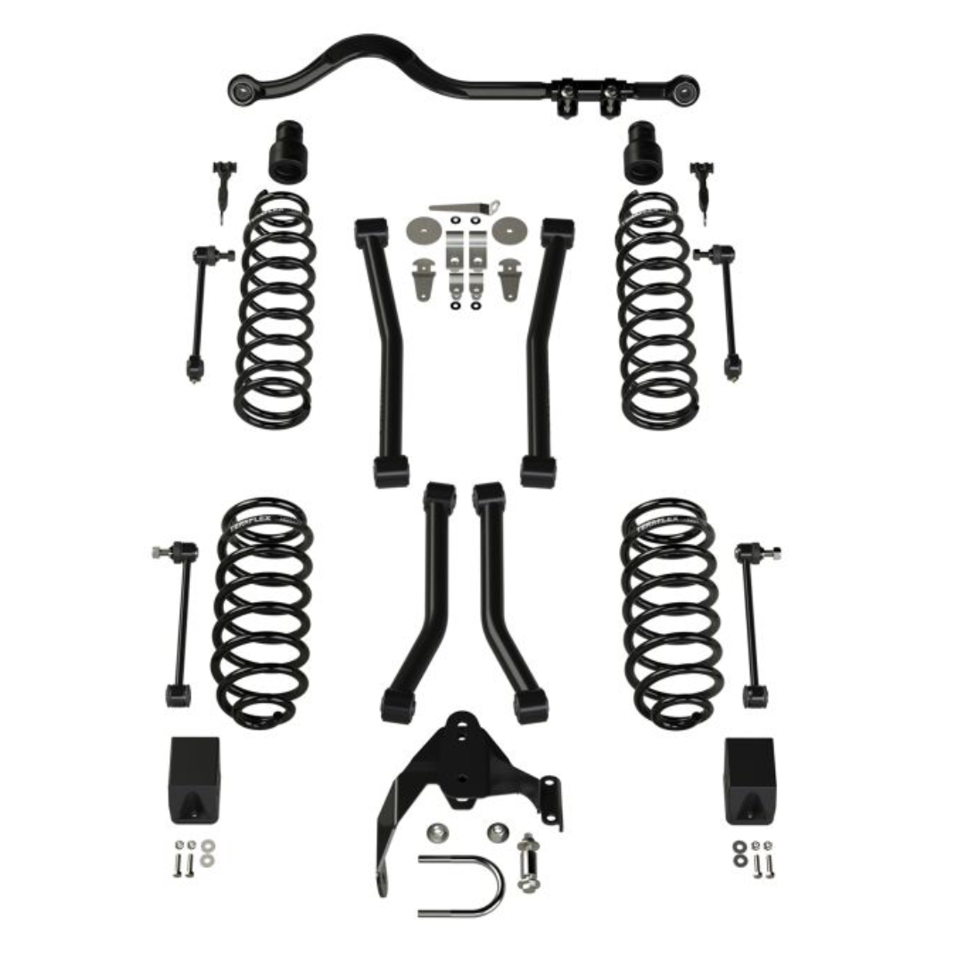JK 4dr 3" Suspension System W/ 4 Sport Control Arms - No Shocks