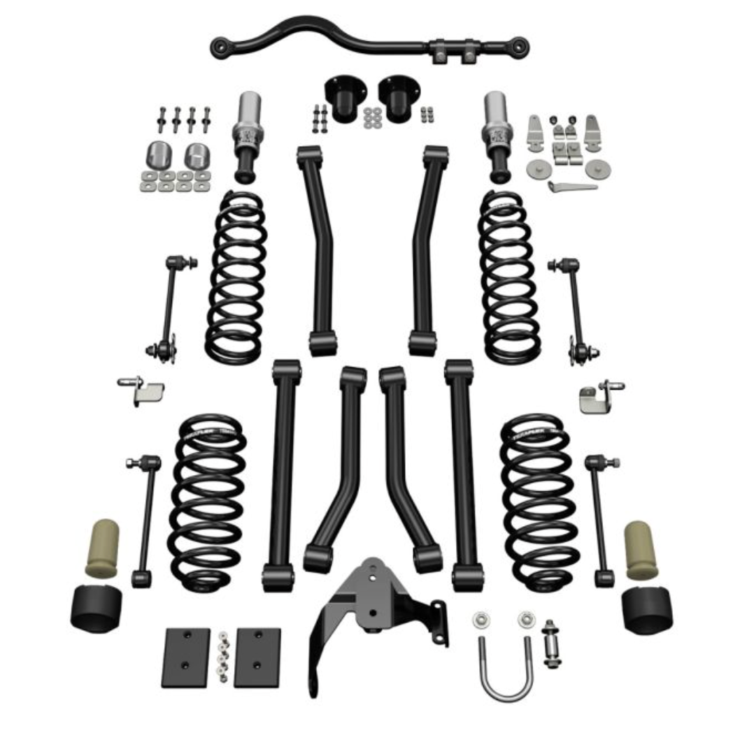 JK 4dr: 3" Sport ST3 Suspension System - No Shocks