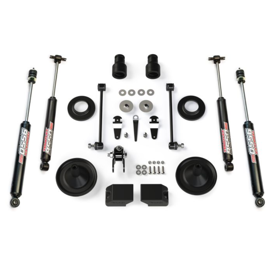JK: 2.5" Performance Spacer Lift Kit & 9550 VSS Twin-Tube