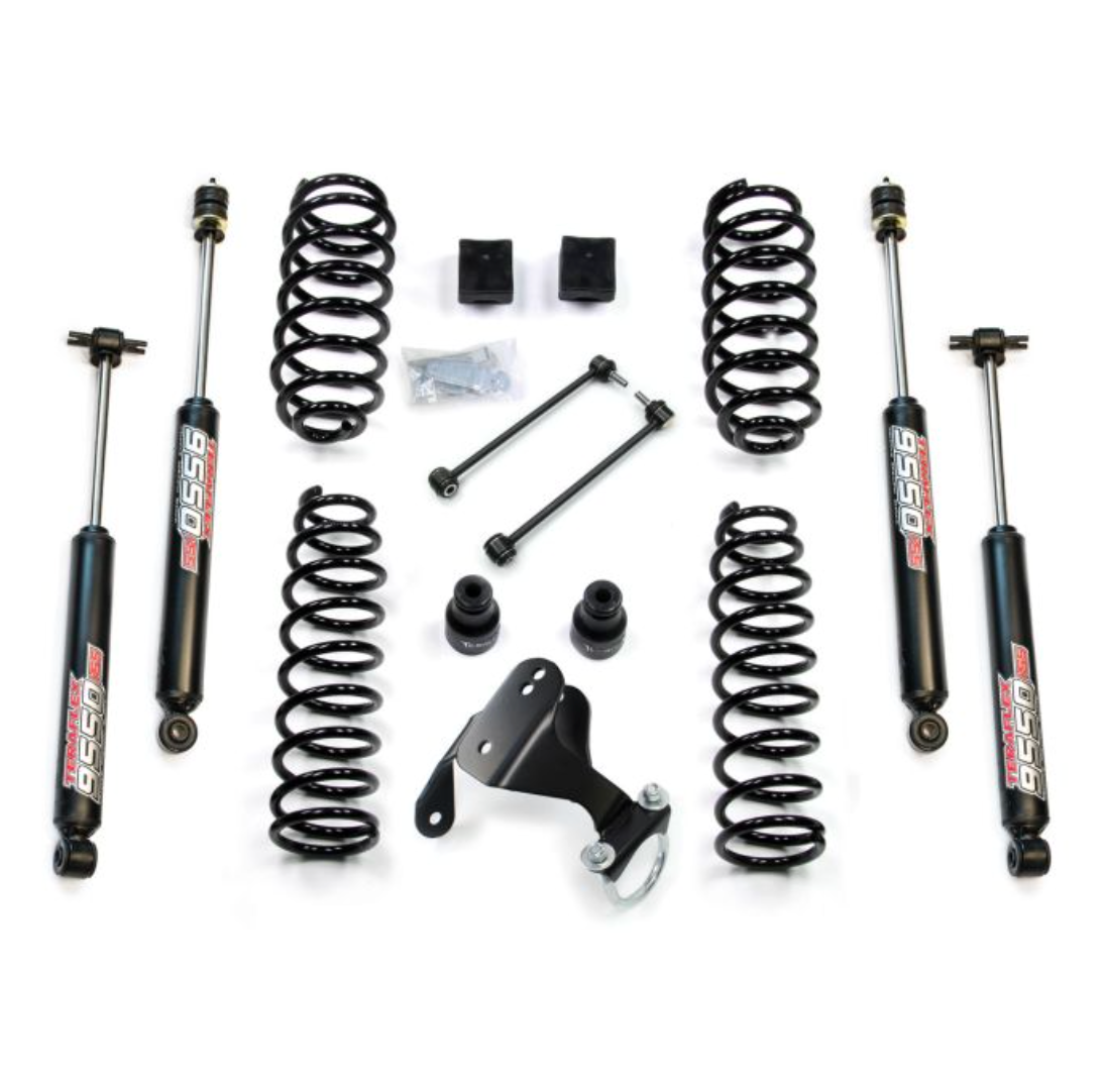 JK 2dr: 2.5" Coil Spring Base Lift Kit & 9550 VSS Twin-Tube