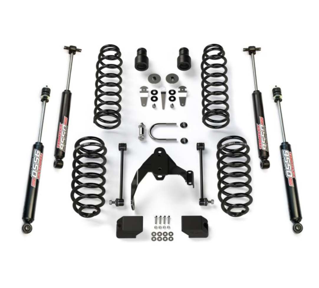 JK 4dr: 2.5" Coil Spring Base Lift Kit & 9550 VSS Twin-Tube