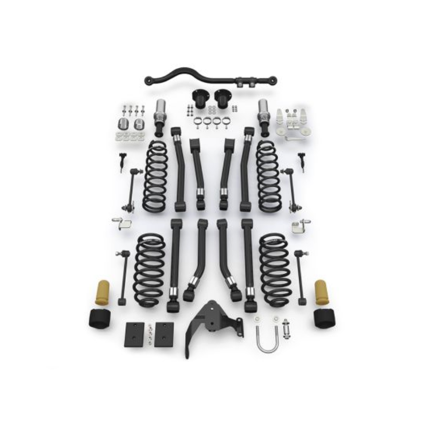 JK 4dr: 3" Alpine RT3 Short Arm Suspension System - No Shocks