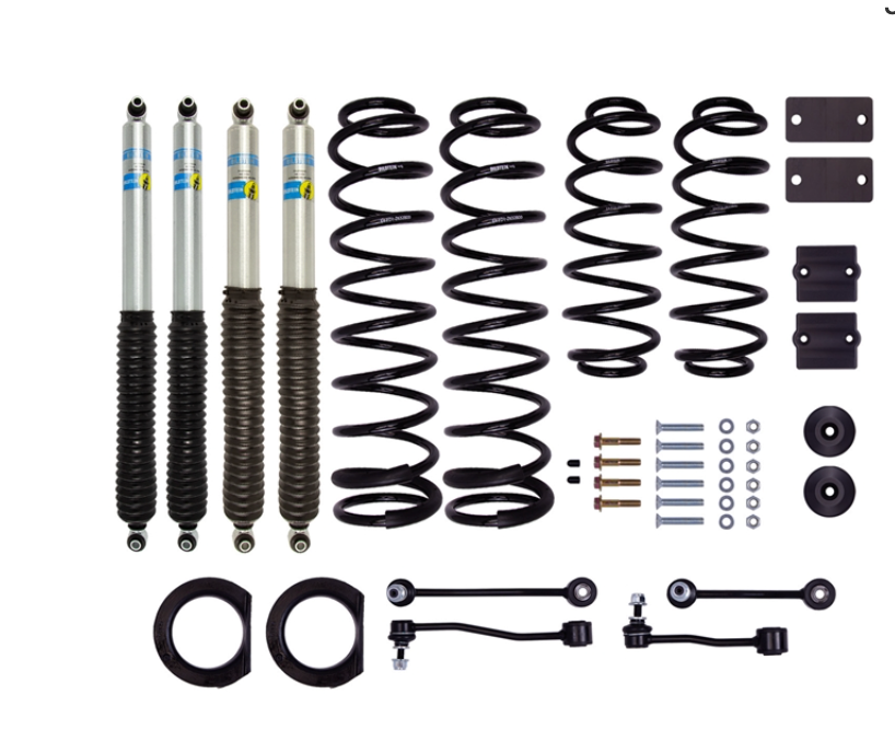 Bilstein Suspension B8 5100 1.5" Lift Kit for Jeep Wrangler 2018-2023 with Winch