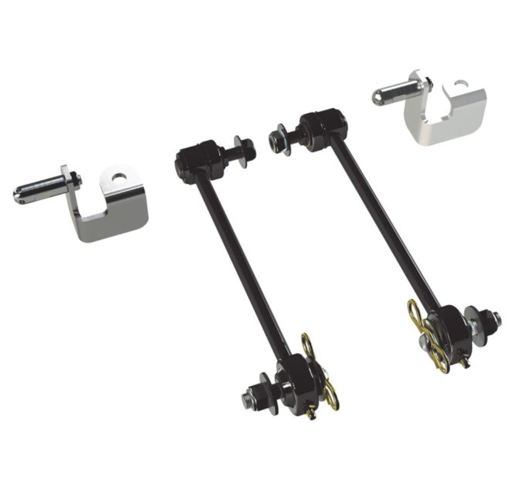 JK: 10" Front Sway Bar Quick Disconnect Kit (3-4" Lift)