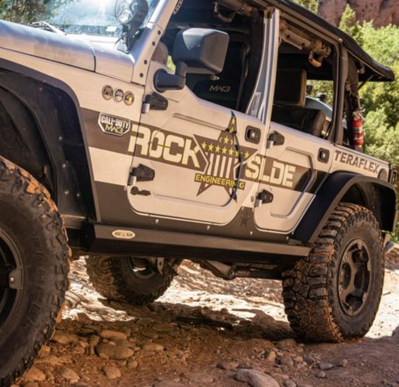Rock-Slide Engineering 3rd Gen Step Sliders (07-18 Jeep Wrangler JK 4-Door)