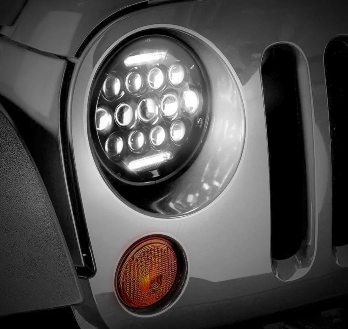 Trail Ops JK/JKU 7-Inch LED Projector Headlights