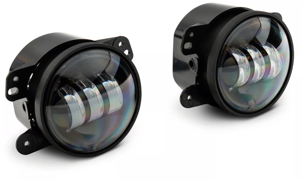Trail Ops LED Fog Lights | Jeep JK/JKU/JL/JLU & Gladiator JT (4- Point Mount)