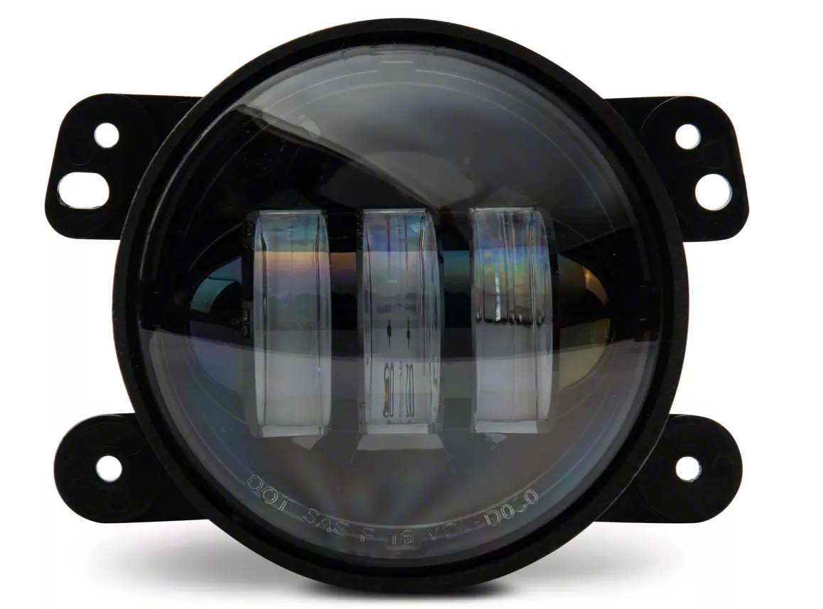 Trail Ops LED Fog Lights | Jeep JK/JKU/JL/JLU & Gladiator JT (4- Point Mount)