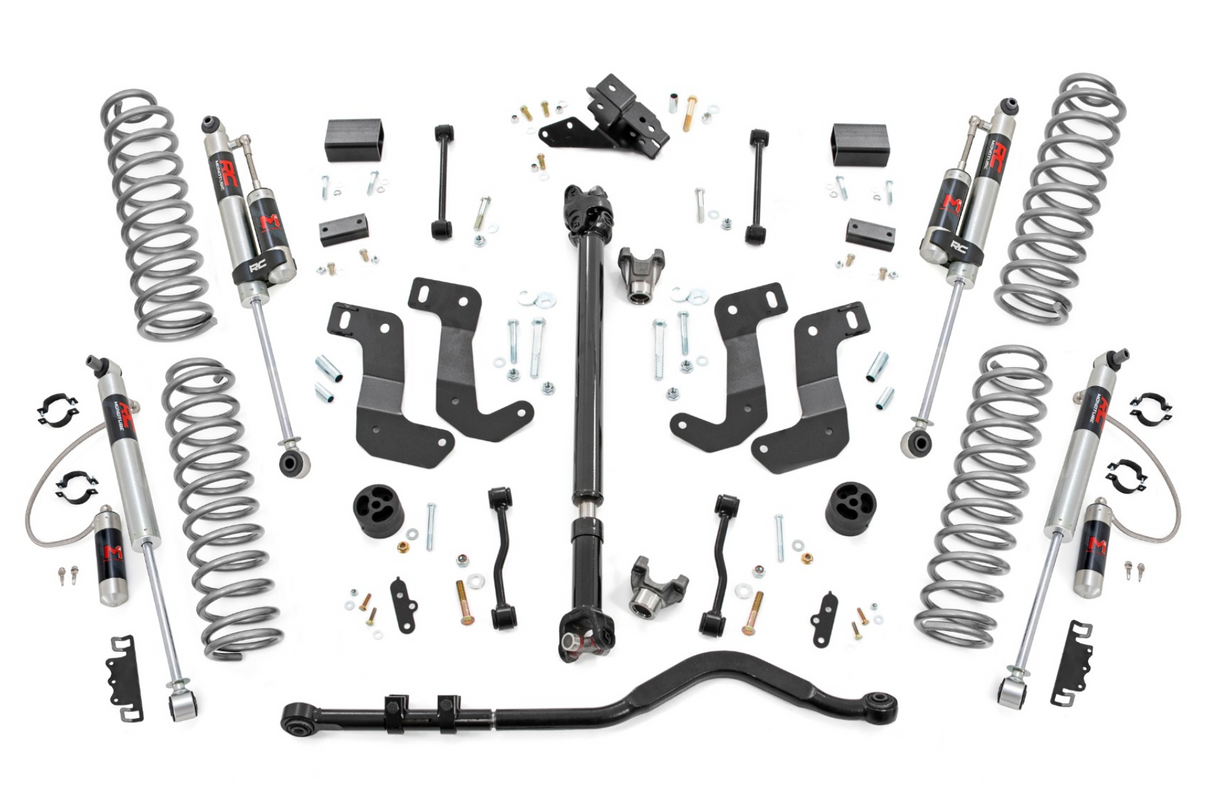 Rough Country 3.5 Inch Lift Kit | C/A Drop | FR D/S | Jeep Wrangler JL 4WD (2018-2023)