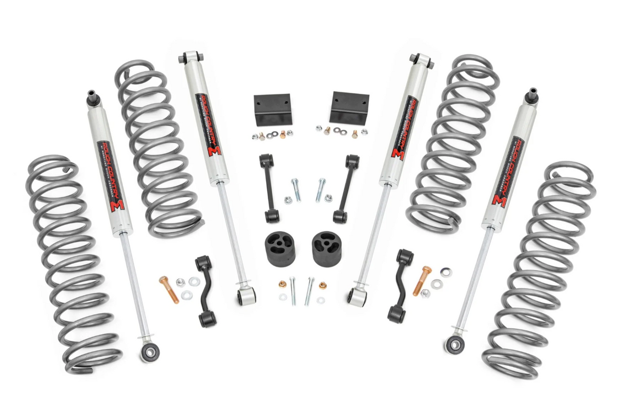 Rough Country 2.5 Inch Lift Kit | Coils | Jeep Wrangler Unlimited Rubicon 4WD (2018-2023)