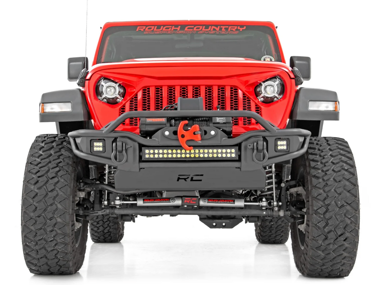 Front Winch Bumper | Tubular | Skid Plate | Jeep Gladiator JT/Wrangler JK & JL/Wrangler Unlimited – Front Bumper