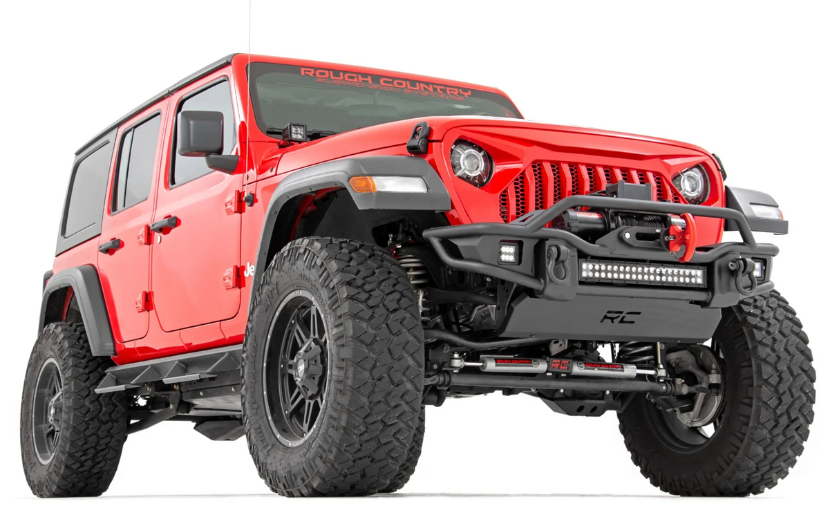 Front Winch Bumper | Tubular | Skid Plate | Jeep Gladiator JT/Wrangler JK & JL/Wrangler Unlimited – Front Bumper