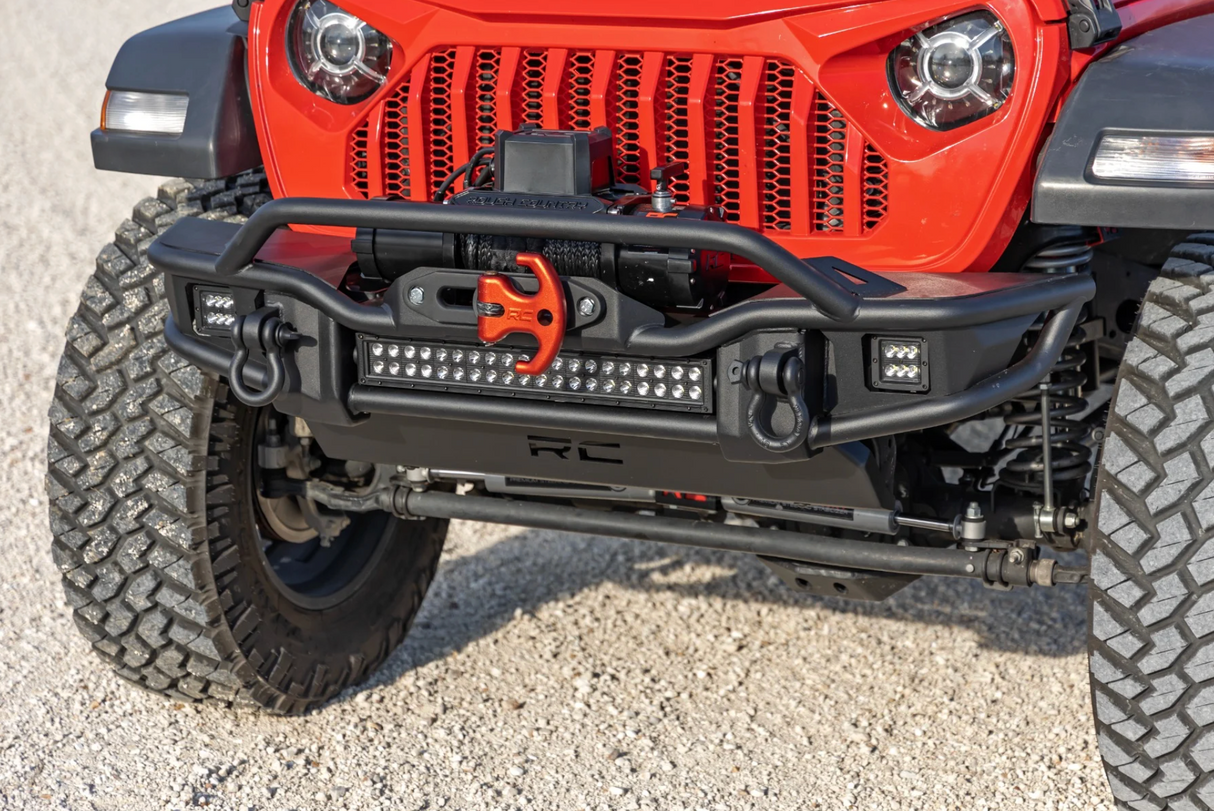 Front Winch Bumper | Tubular | Skid Plate | Jeep Gladiator JT/Wrangler JK & JL/Wrangler Unlimited – Front Bumper