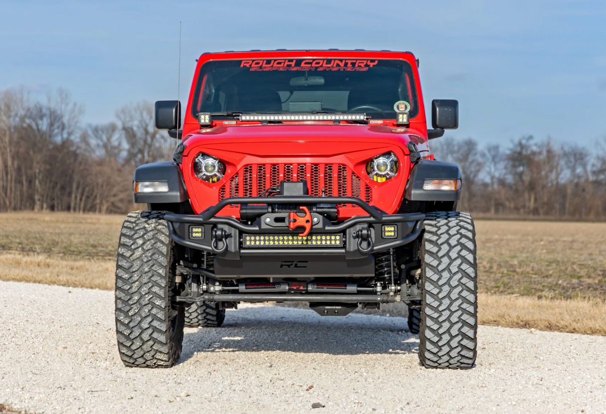 Front Winch Bumper | Tubular | Skid Plate | Jeep Gladiator JT/Wrangler JK & JL/Wrangler Unlimited – Front Bumper