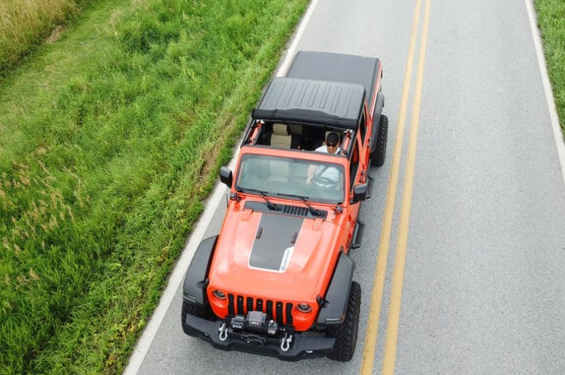 QuadraTop Skylite Roll Top for Hardtop in Black Diamond for Jeep Wrangler JL & Gladiator JT