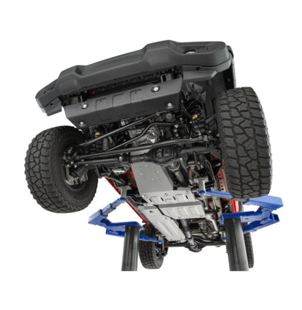 Quadratec Aluminum Modular Front Sway Bar Skid Plate for 18-26 Jeep Wrangler JL and Gladiator JT