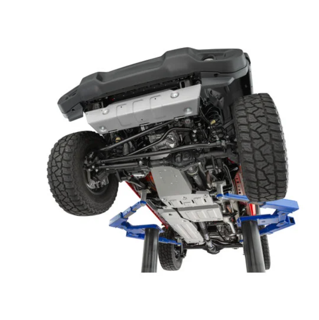 Quadratec Aluminum Modular Front Sway Bar Skid Plate for 18-26 Jeep Wrangler JL and Gladiator JT