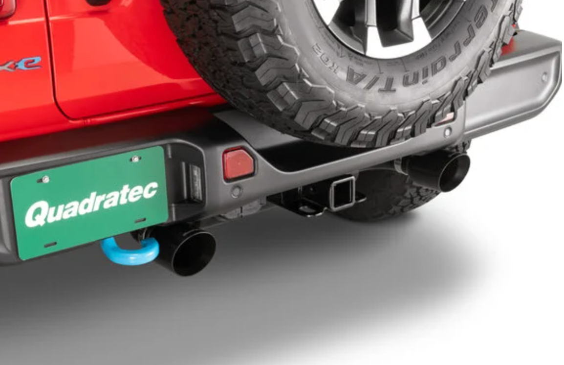 Quadratec Axle Back Exhaust for 18-26 Jeep Wrangler JL with 3.6L or 2.0L Engine