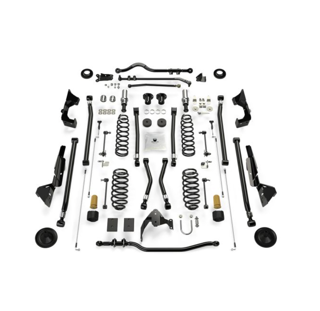 JK 2dr: 6" Alpine RT6 Long Arm Suspension System - No Shocks