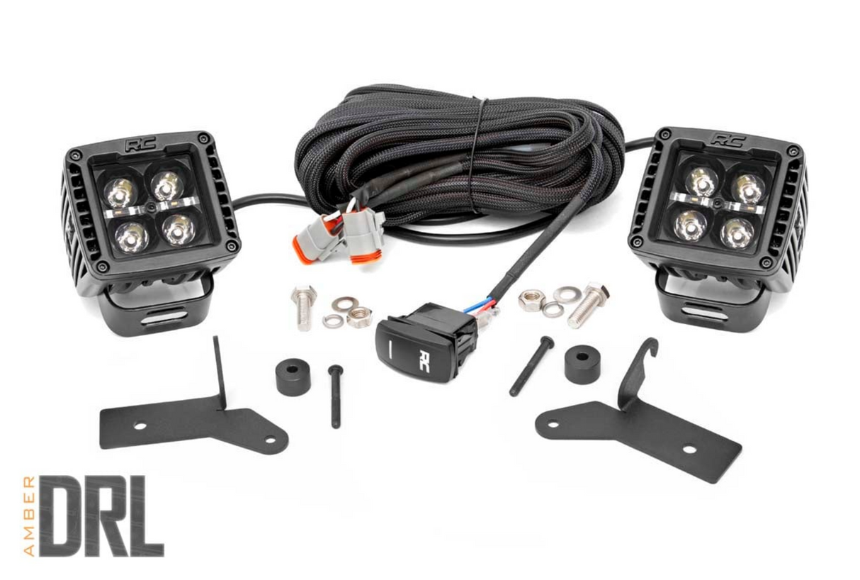 LED Ditch Light Kit Hinge Mount | Jeep Gladiator JT/Wrangler JL (18-26)
