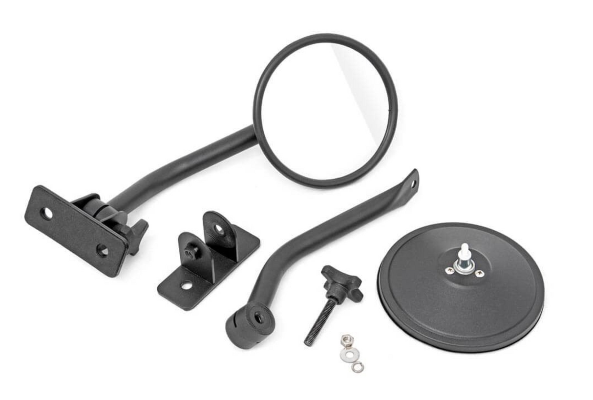 Round Trail Mirror Jeep Wrangler JK/Wrangler Unlimited (2007-2018)