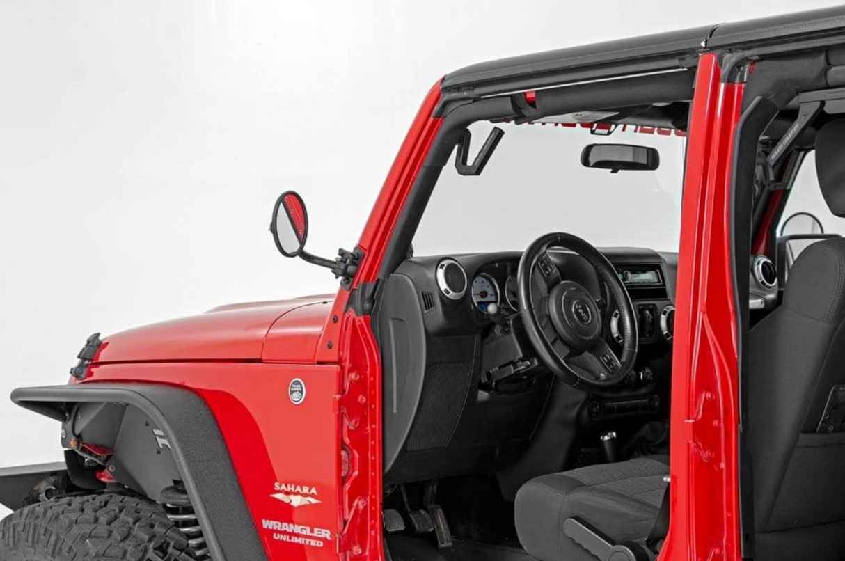 Round Trail Mirror Jeep Wrangler JK/Wrangler Unlimited (2007-2018)
