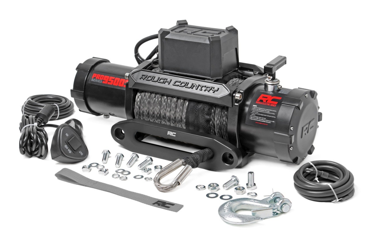 9500-Lb Pro Series Winch | Synthetic Rope