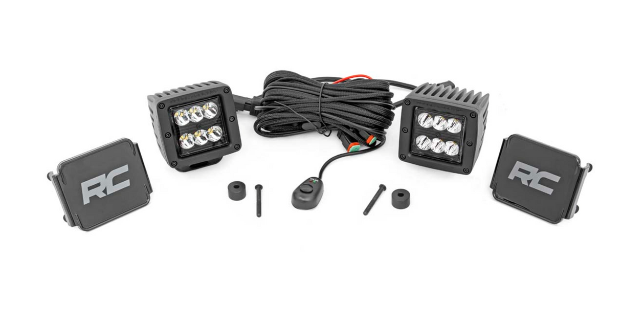 LED Ditch Light Kit Cowl Mount | Jeep Gladiator JT/Wrangler JL (18-26)