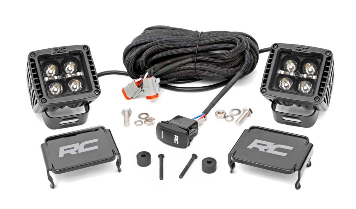 LED Ditch Light Kit Cowl Mount | Jeep Gladiator JT/Wrangler JL (18-26)