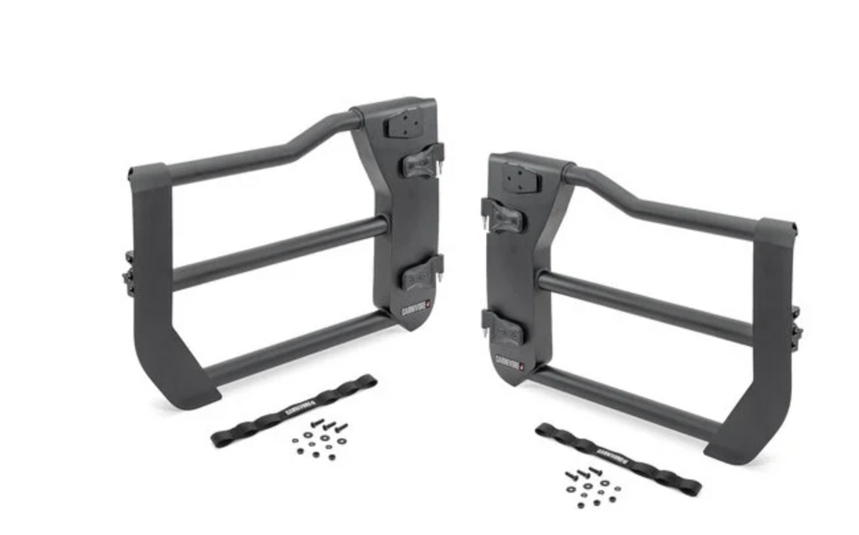 Carnivore Tube Doors Front and Rear for 18-26 Jeep Wrangler JL & Gladiator JT