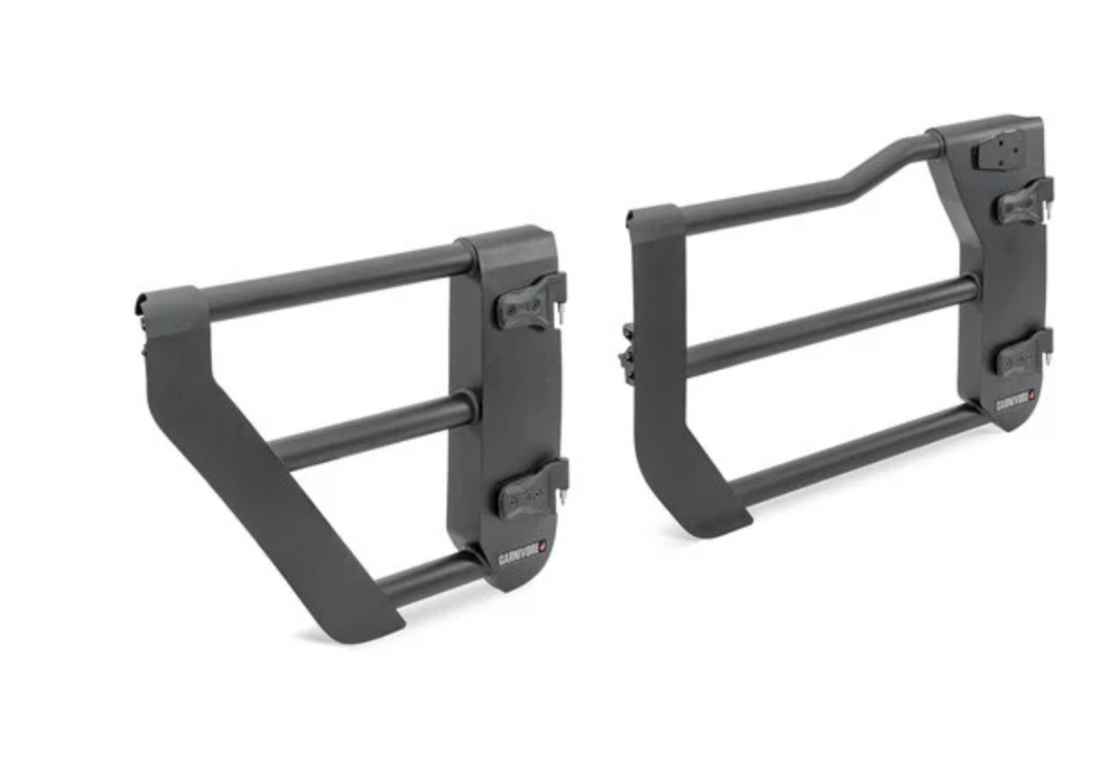 Carnivore Tube Doors Front and Rear for 18-26 Jeep Wrangler JL & Gladiator JT