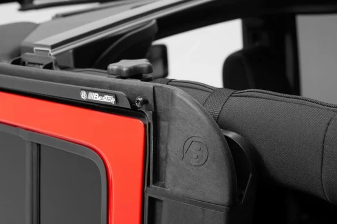 Bestop Trektop NX Plus Black Twill Soft Top for Jeep Wrangler JK Unlimited 4-Door