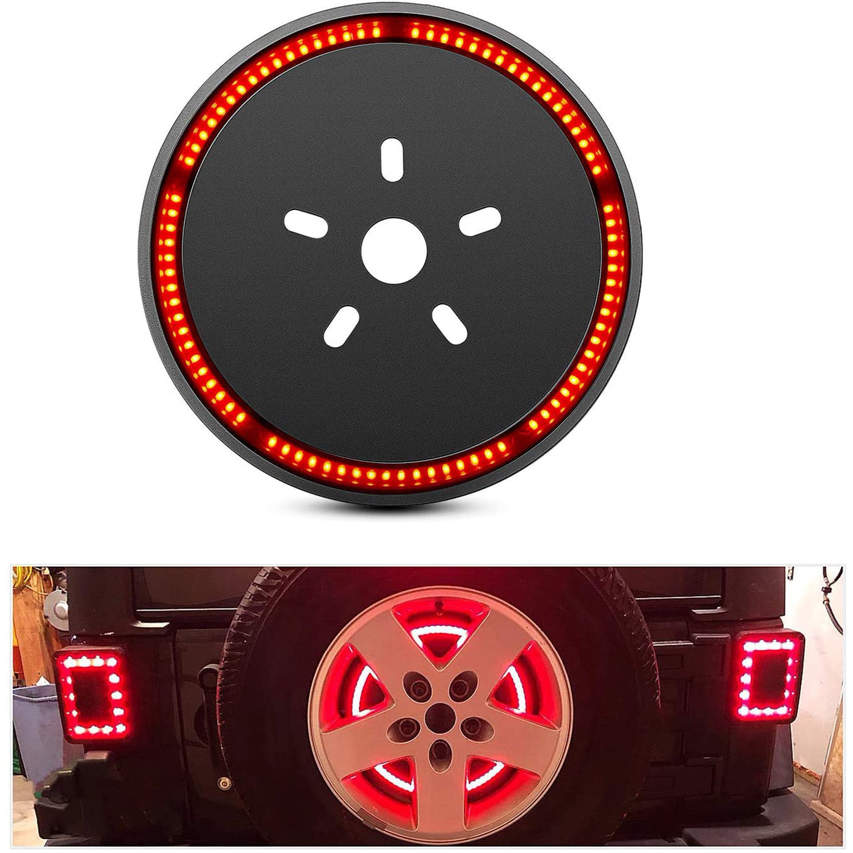 LED spare tire brake light for jeep wranglers