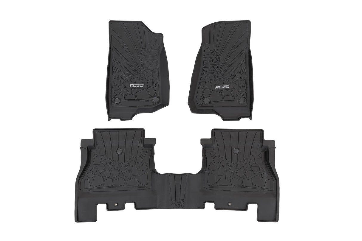 Flex Fit Floor Mats | 4 Door | Jeep Wrangler Unlimited 4WD (18-26)