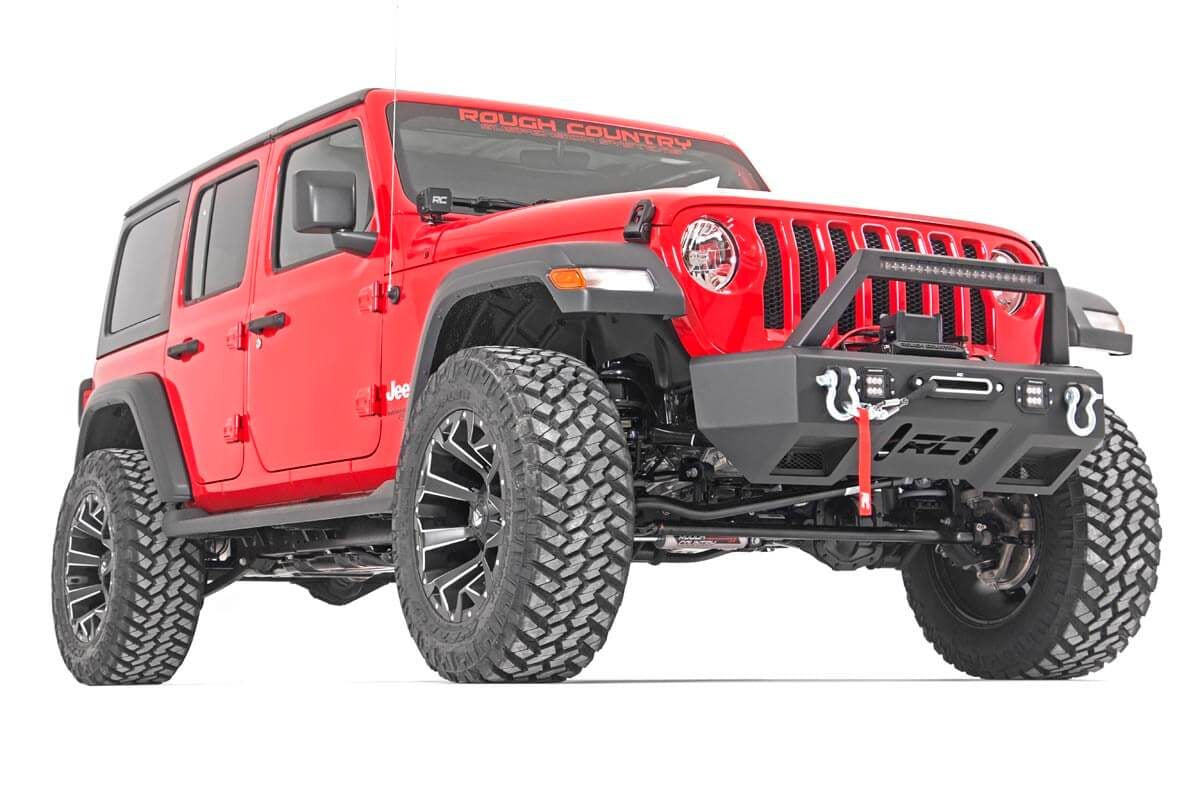 Rough Country 3.5 Inch Lift Kit | C/A Drop | Stage 1 | Jeep Wrangler JL 4WD (21-23)