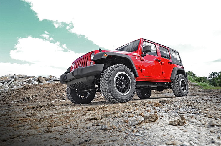 Rough Country 2.5 Inch Lift Kit | Spacers | Jeep Wrangler JK/Wrangler Unlimited (2007-2018)