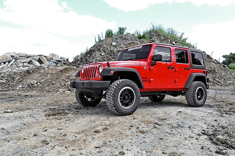 Rough Country 2.5 Inch Lift Kit | Spacers | Jeep Wrangler JK/Wrangler Unlimited (2007-2018)