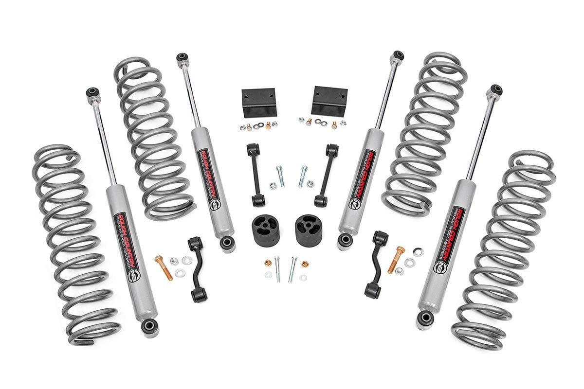 Rough Country 2.5 Inch Lift Kit | Coils | Jeep Wrangler Unlimited Rubicon 4WD (2018-2023)