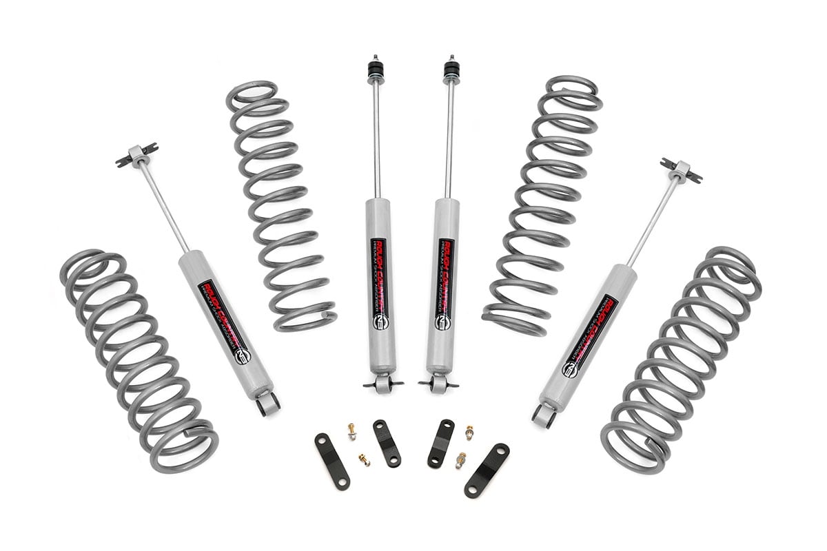 Rough Country 2.5 Inch Lift Kit | Coils | Jeep Wrangler Unlimited 2WD/4WD (2007-2018)