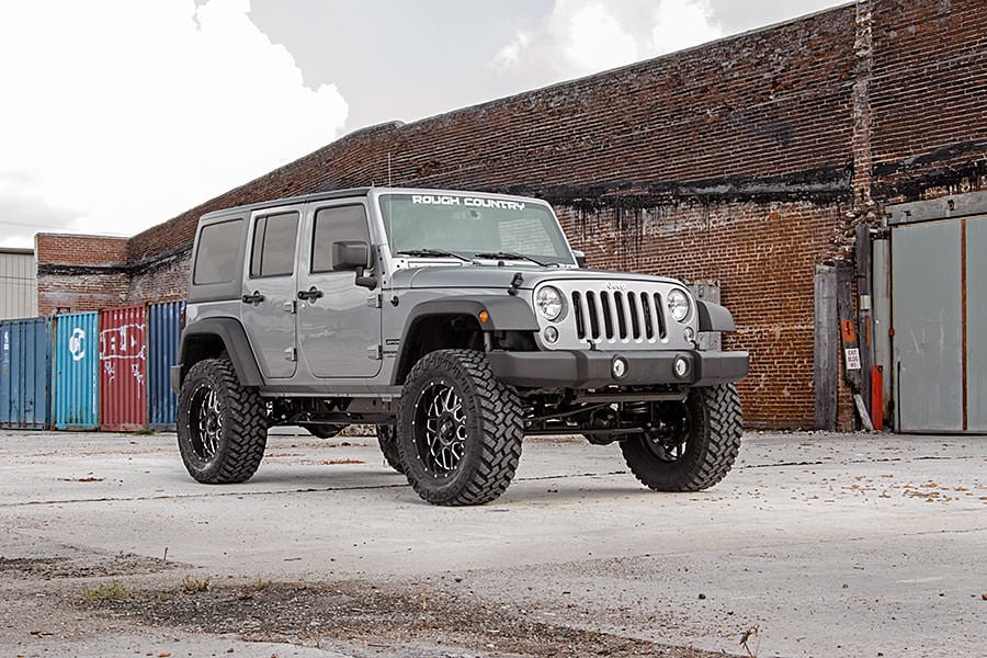 Rough Country 4 Inch Lift Kit | Jeep Wrangler Unlimited 2WD/4WD (2007-2018)