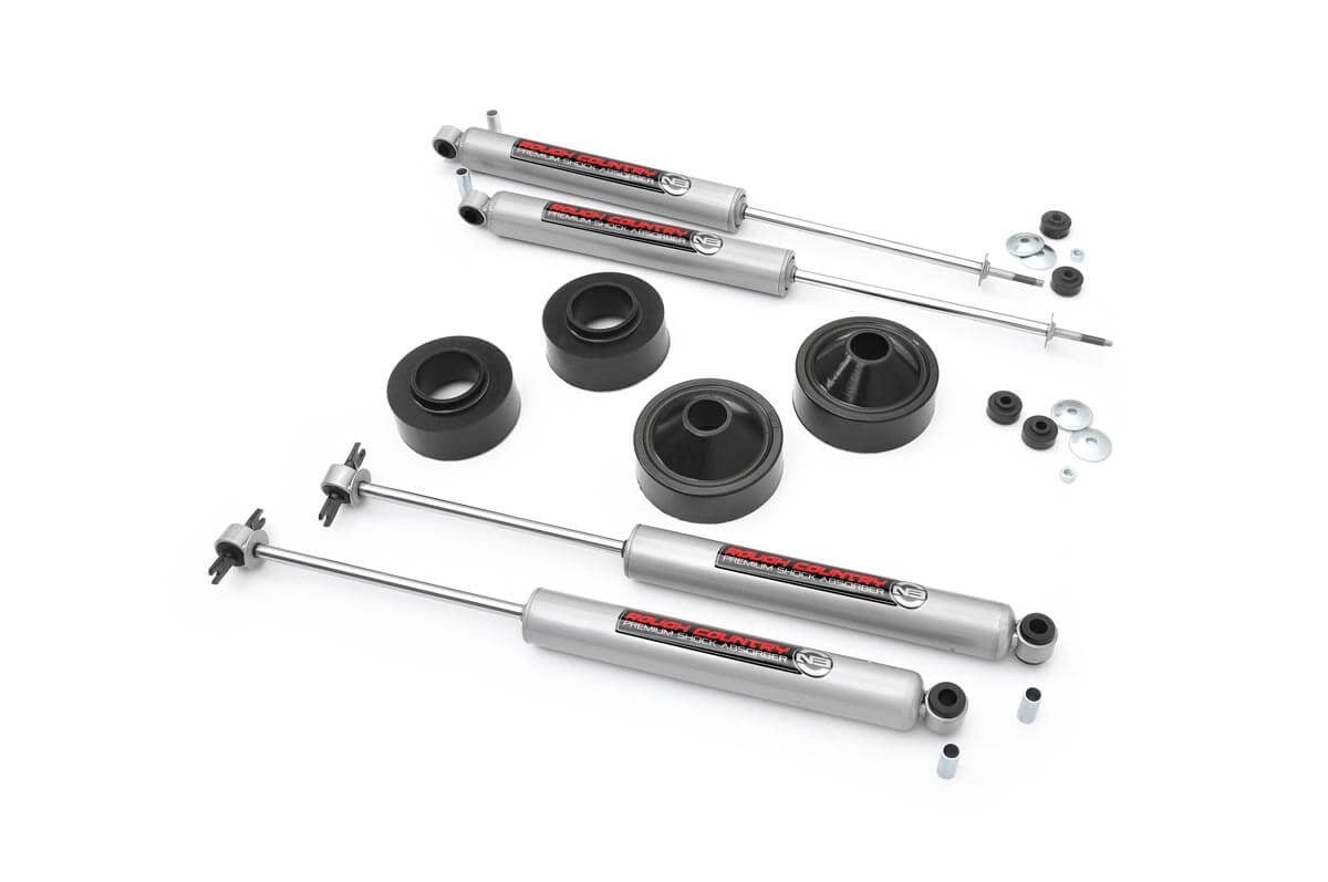 Rough Country 1.75 Inch Lift Kit | Jeep Wrangler JK/Wrangler Unlimited (2007-2018)