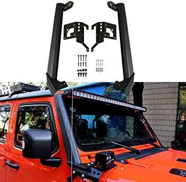 Trail Ops 52" Brackets W- A-Pillar Mount JL/JLU/JTU