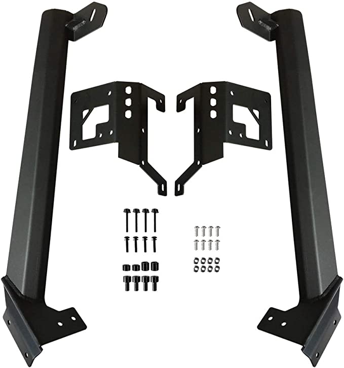 Trail Ops 52" Brackets W- A-Pillar Mount JL/JLU/JTU
