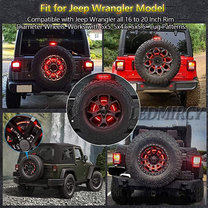 Trail Ops Spare Tire Brake Light Ring TO-JL-5035