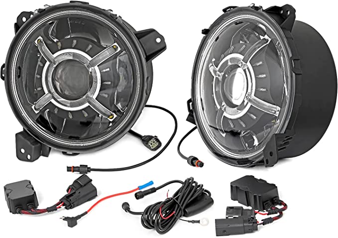 Trail Ops Demon Eye LED Headlight Jeep Wrangler/ Gladiator