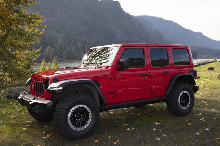 rough country fender flare set for jeep wrangler 