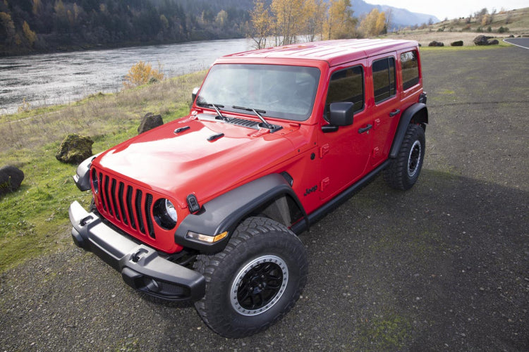 rough country fender flare set for jeep wrangler 