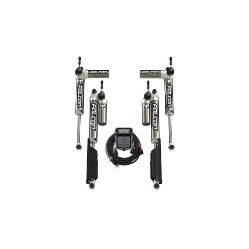 Falcon Shocks SP2 3.5 e-Adjustable Piggyback Front and Rear Shocks for 0 to 1.50-Inch Lift (18-26 2.0L or 3.6L Jeep Wrangler JL 4-Door)