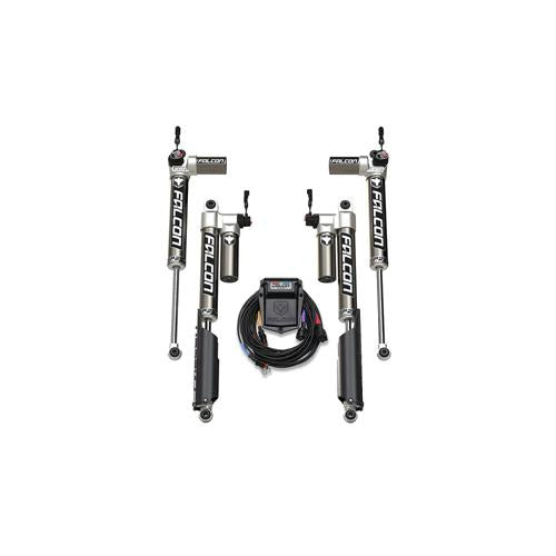 Falcon Shocks SP2 3.5 e-Adjust Piggyback Front and Rear Shocks for 2 to 3-Inch Lift