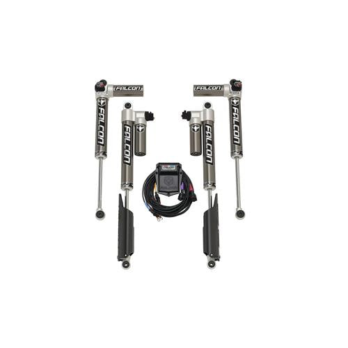 Falcon Shocks SP2 3.5 e-Adjust Piggyback Front and Rear Shocks for 3.50 to 4.50-Inch Long Travel Lift (20-26 3.6L Jeep Gladiator JT)